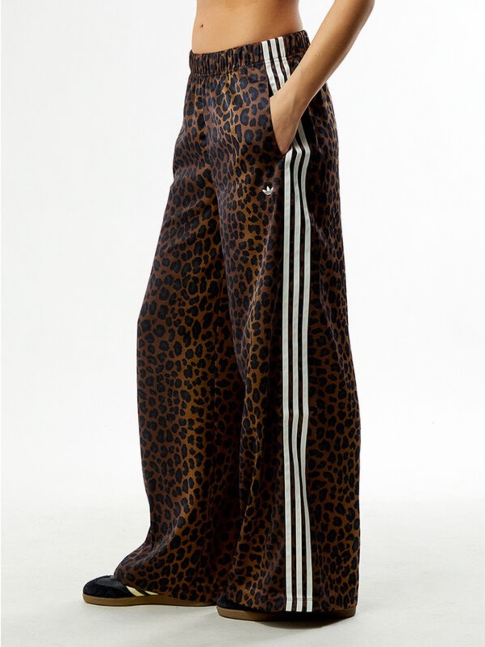 ADIDAS Adibreak track pants in leopard print